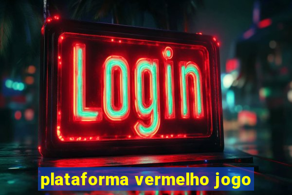 plataforma vermelho jogo